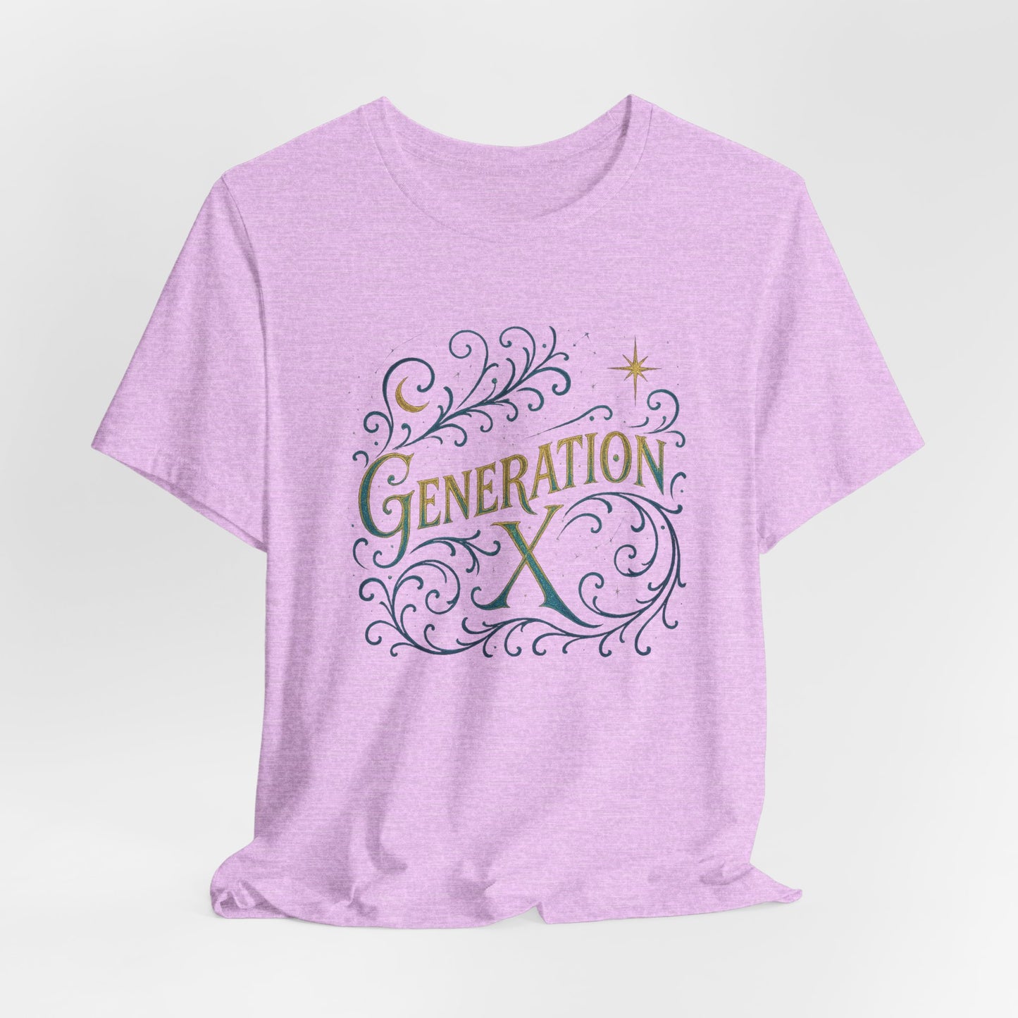 Generation X Unisex Tee, Nostalgic Fashion Tee, Vintage Inspired Shirt, Gift for Gen X, Casual Wear