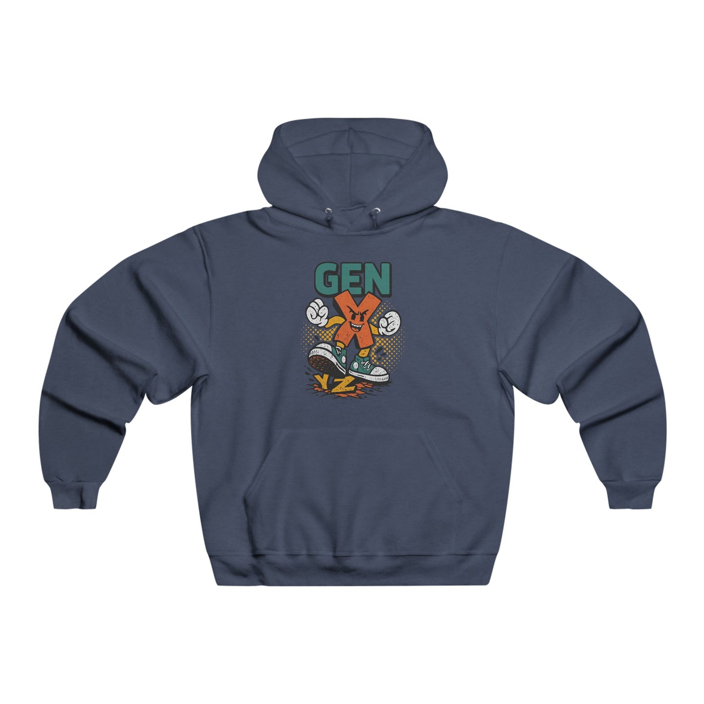 Hooded Sweatshirt 80s Retro Vibes
