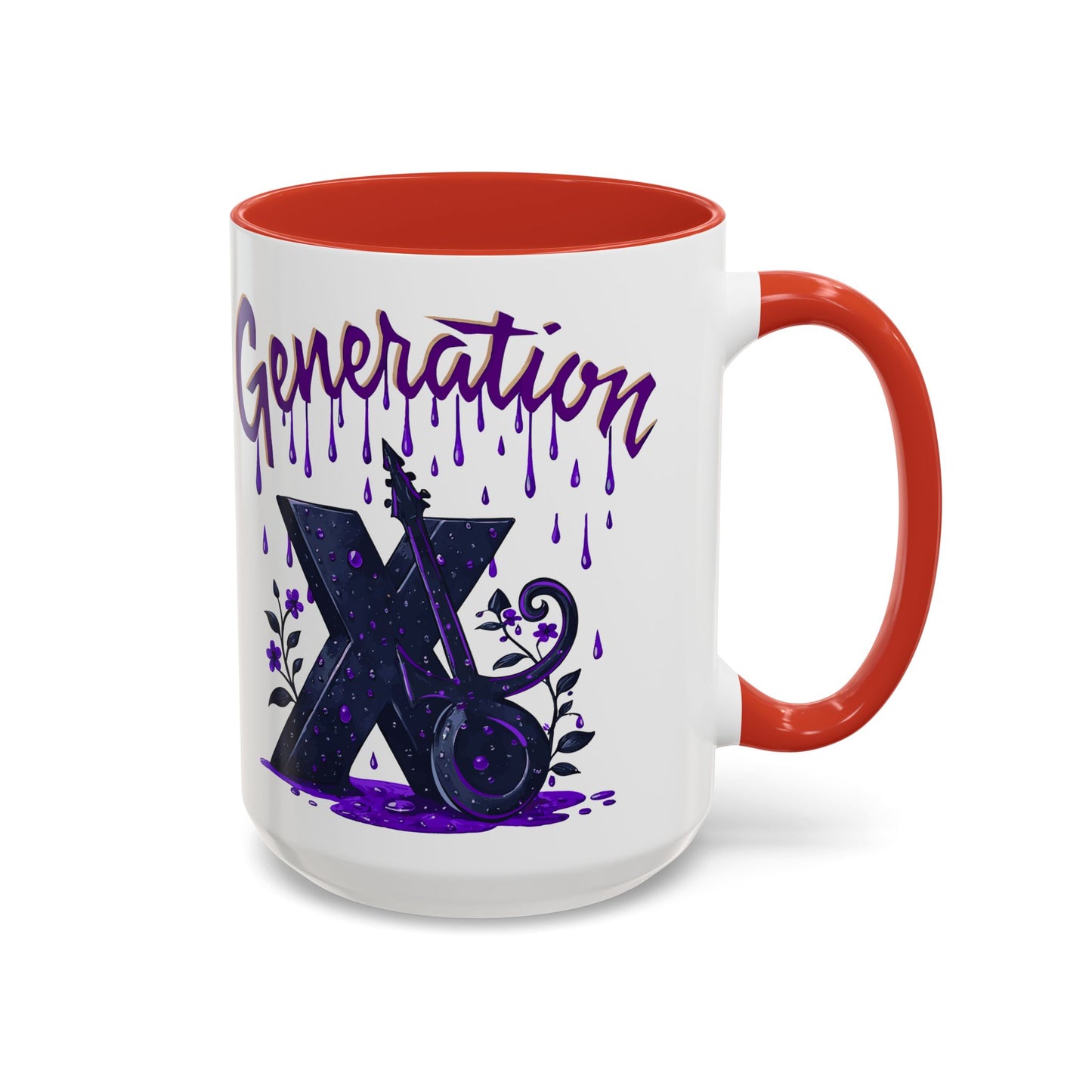 Generation X Accent Coffee Mug - Unique Gift for Coffee Lovers, Nostalgic Mug, Cool Drinkware, Home Decor, Gift for Her/Him