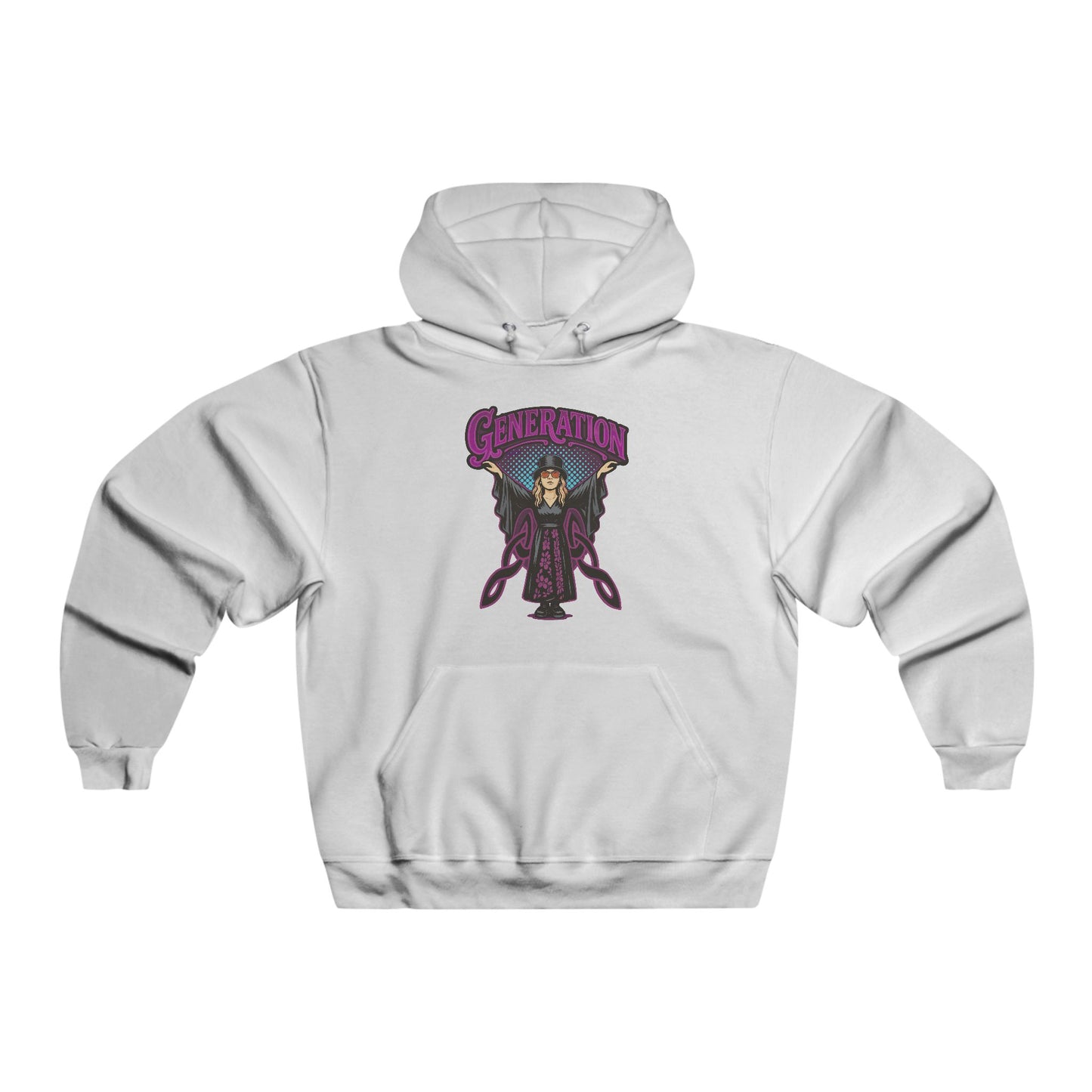 Hooded Sweatshirt 80s Retro Vibes