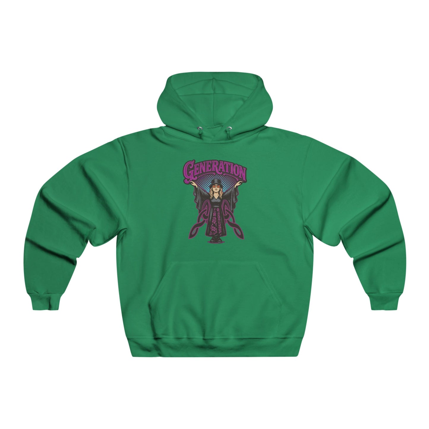 Hooded Sweatshirt 80s Retro Vibes