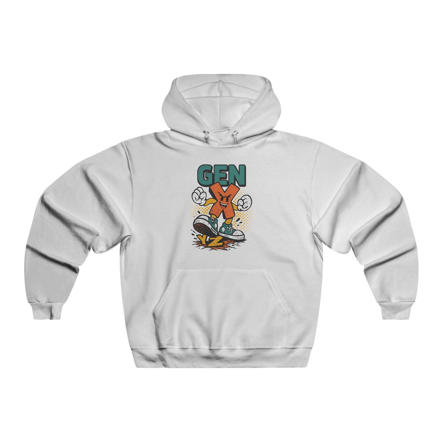 Hooded Sweatshirt 80s Retro Vibes