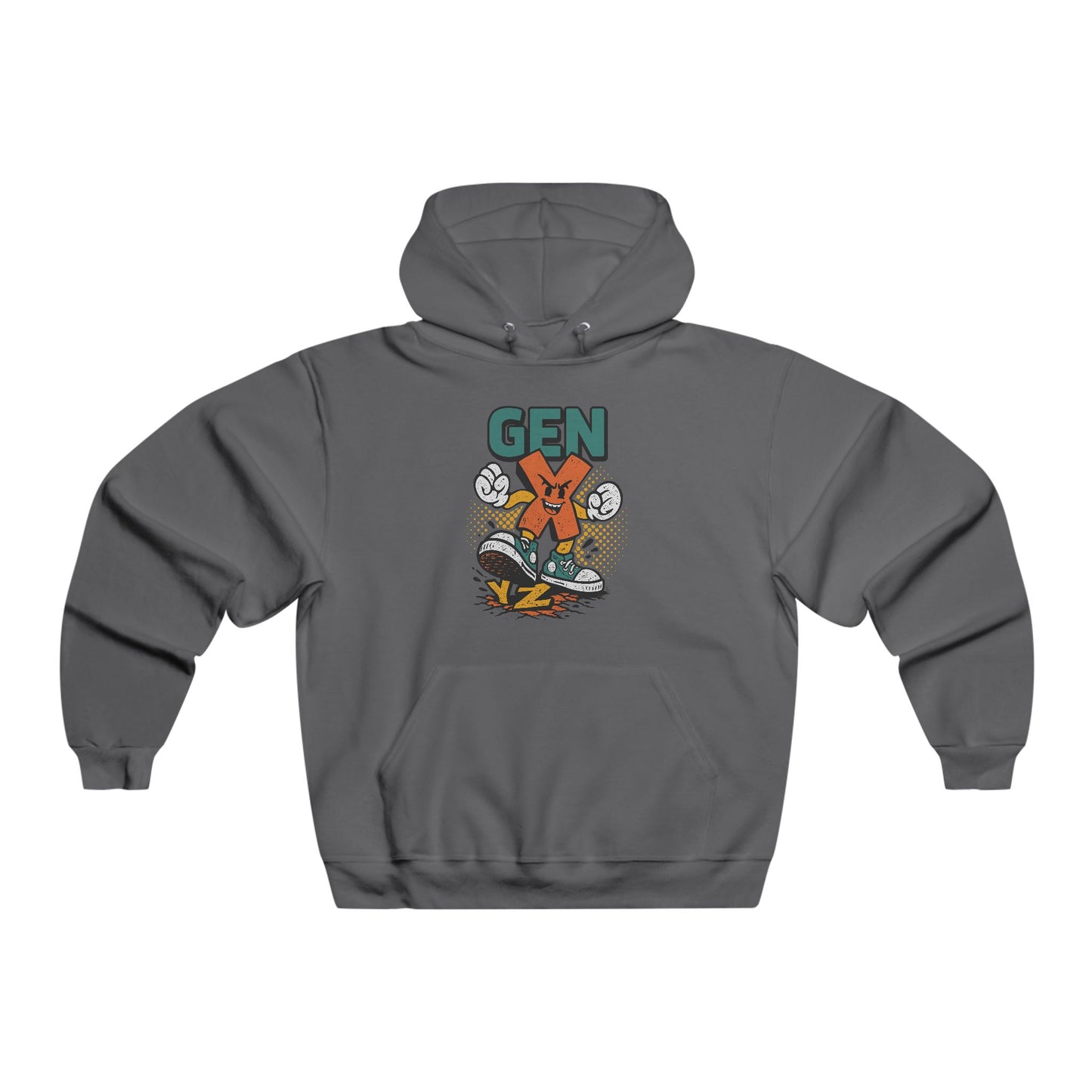 Hooded Sweatshirt 80s Retro Vibes
