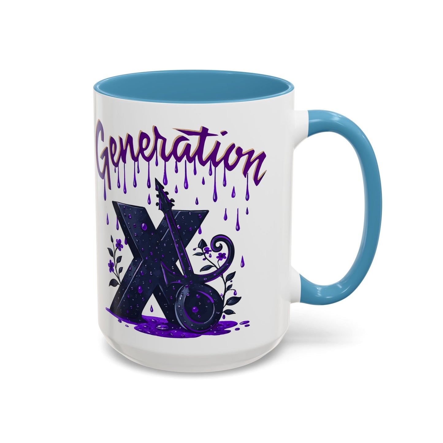 Generation X Accent Coffee Mug - Unique Gift for Coffee Lovers, Nostalgic Mug, Cool Drinkware, Home Decor, Gift for Her/Him