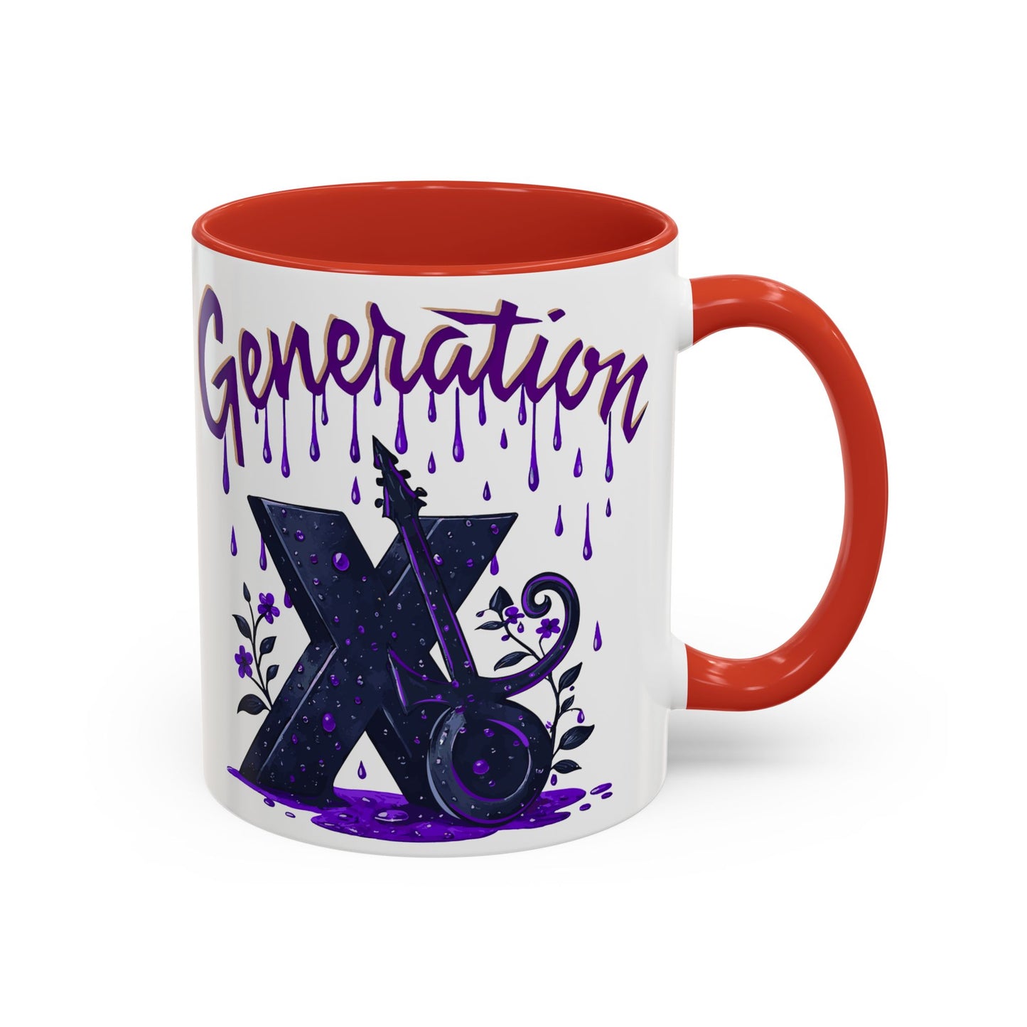 Generation X Accent Coffee Mug - Unique Gift for Coffee Lovers, Nostalgic Mug, Cool Drinkware, Home Decor, Gift for Her/Him