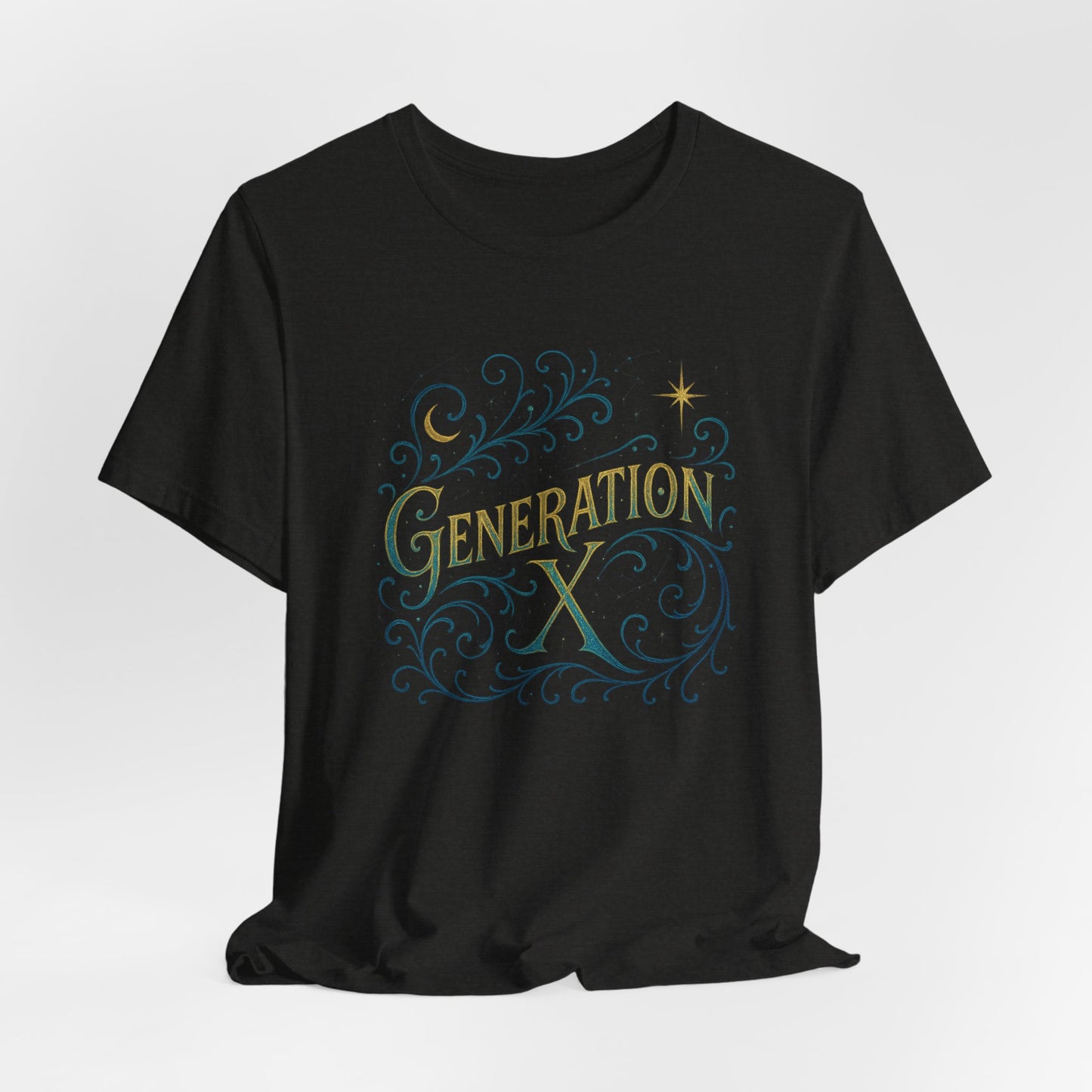 Generation X Unisex Tee, Nostalgic Fashion Tee, Vintage Inspired Shirt, Gift for Gen X, Casual Wear