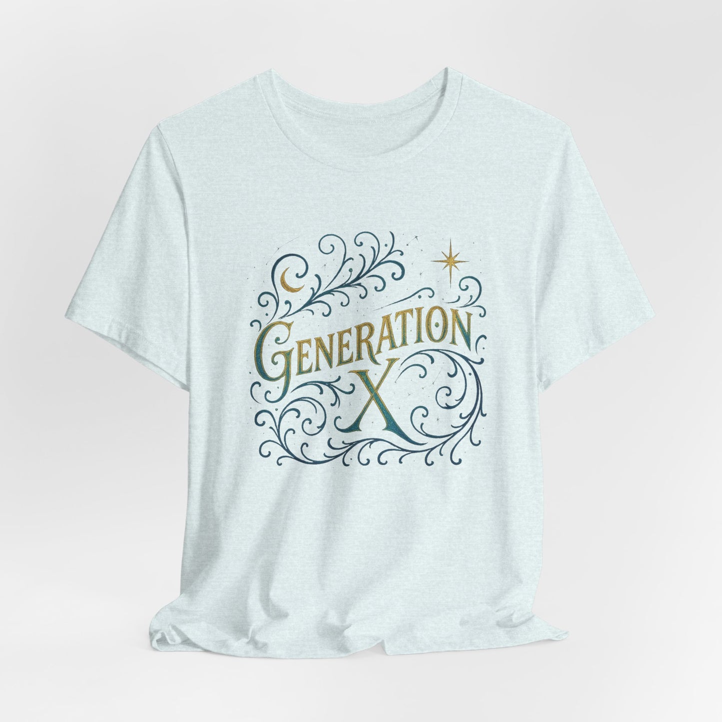 Generation X Unisex Tee, Nostalgic Fashion Tee, Vintage Inspired Shirt, Gift for Gen X, Casual Wear