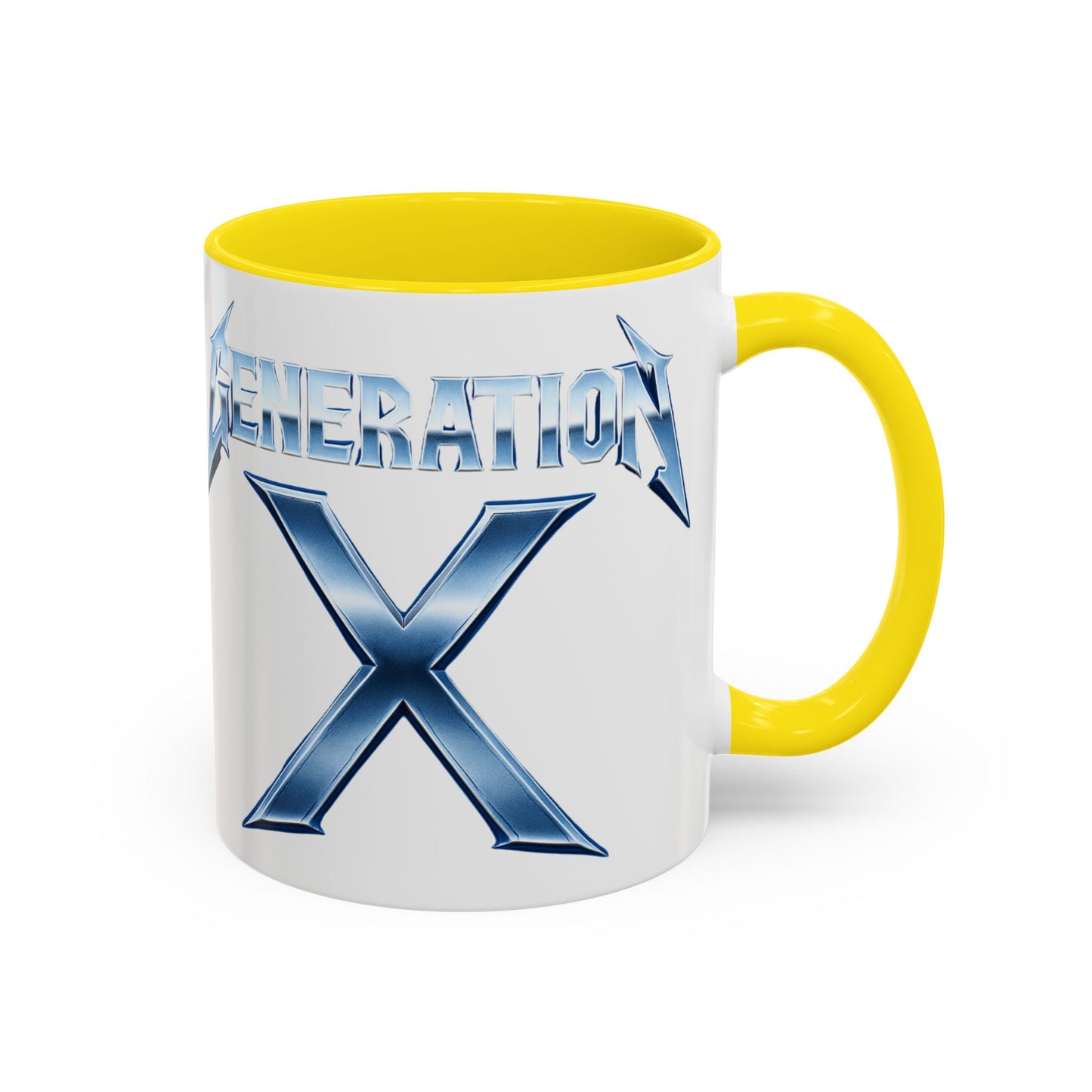 Generation X Accent Coffee Mug | Cool Gift for Coffee Lovers | Unique Tea Cup | Perfect for Friends | Trendy Desk Decor, Birthday, Holiday