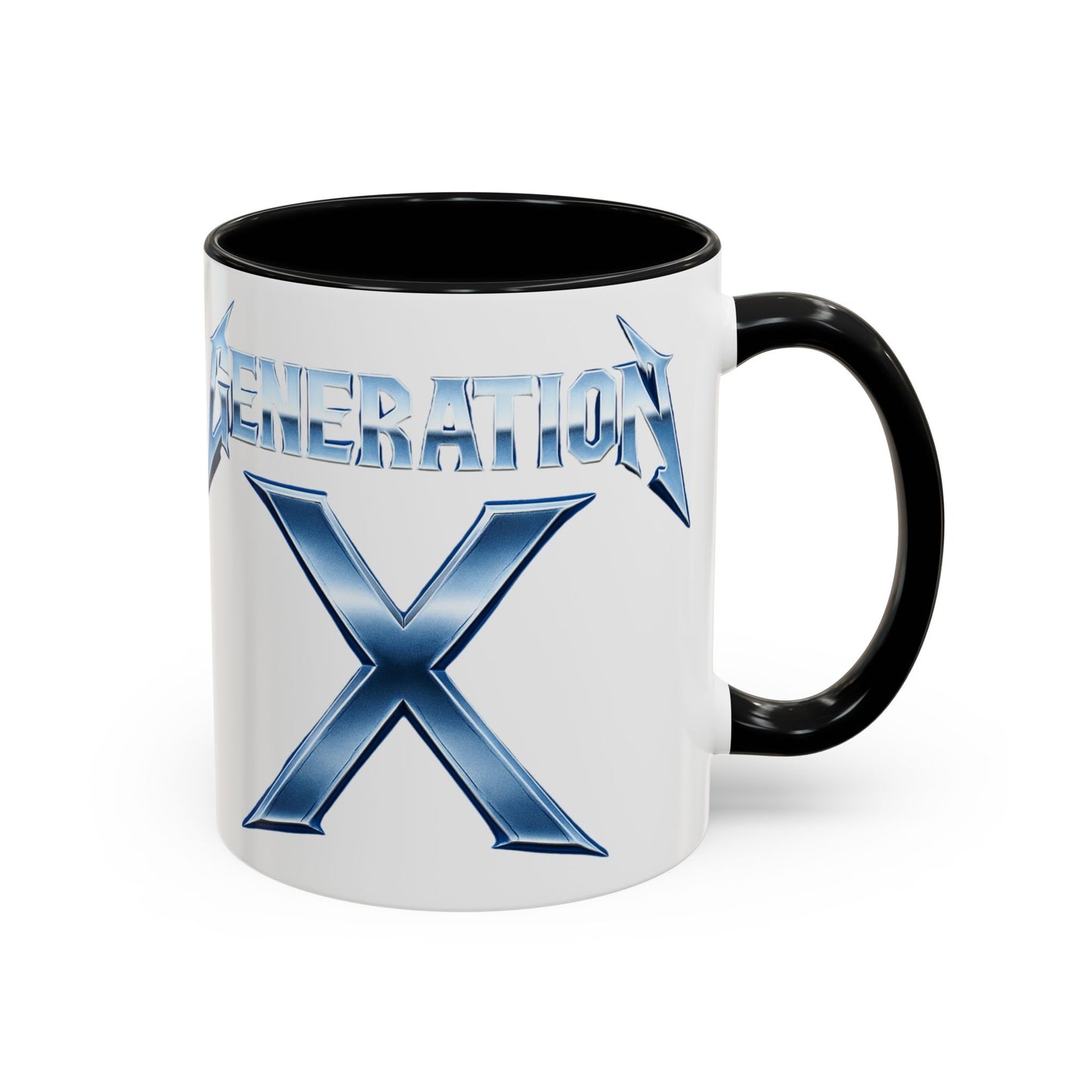 Generation X Accent Coffee Mug | Cool Gift for Coffee Lovers | Unique Tea Cup | Perfect for Friends | Trendy Desk Decor, Birthday, Holiday