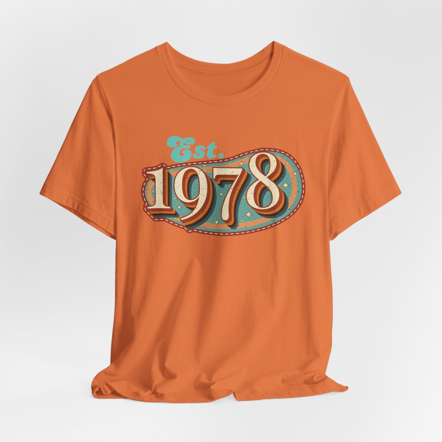 1978 Unisex Tee - Vintage Retro Short Sleeve T-Shirt