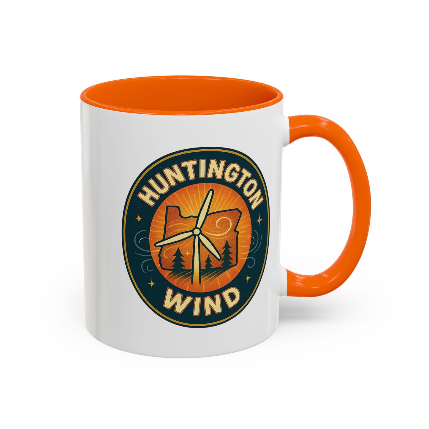 Huntington Wind Coffee Mug, Unique Gift for Coffee Lovers, Nature-Themed Mug, Eco-Friendly Mug, Perfect for Any Occasion