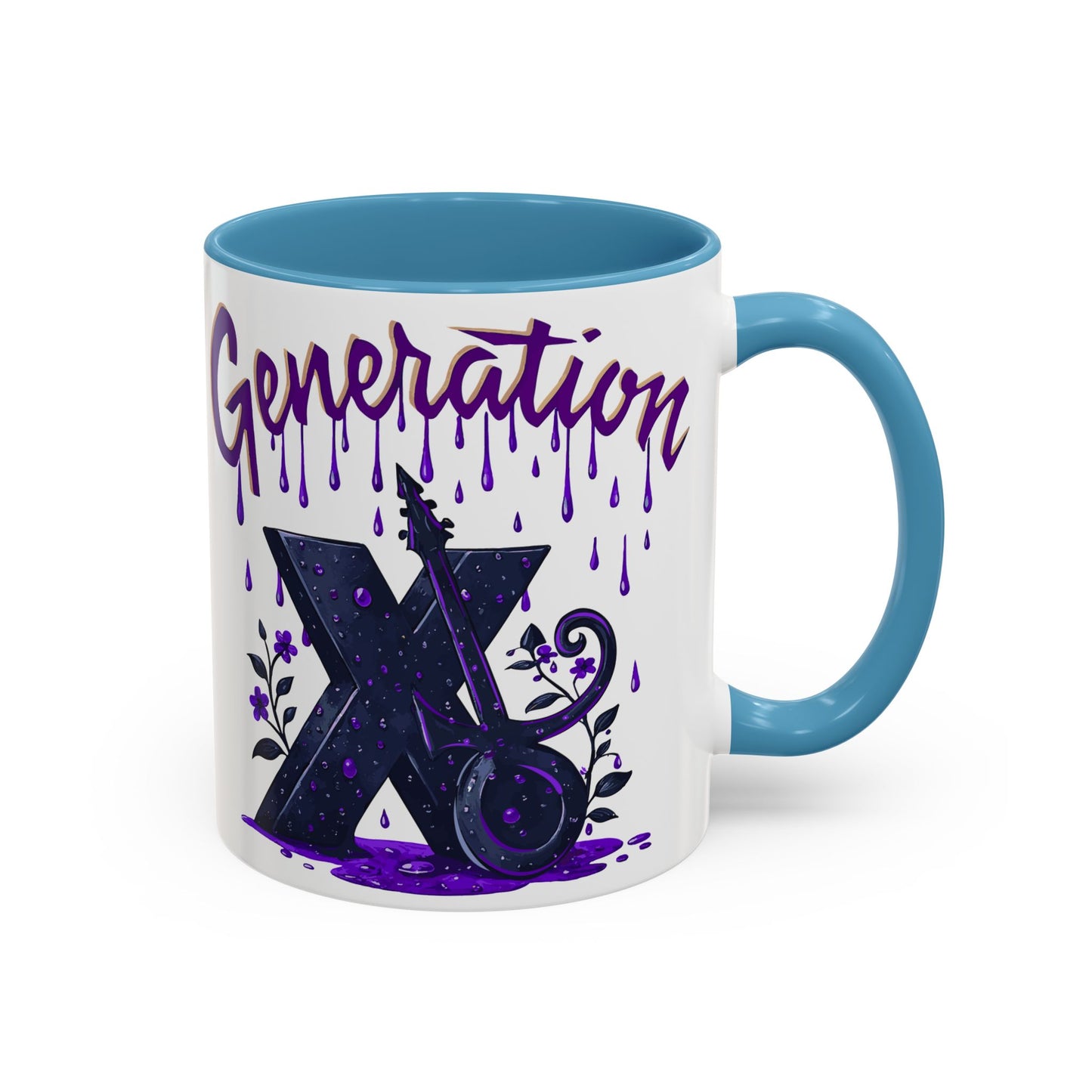 Generation X Accent Coffee Mug - Unique Gift for Coffee Lovers, Nostalgic Mug, Cool Drinkware, Home Decor, Gift for Her/Him