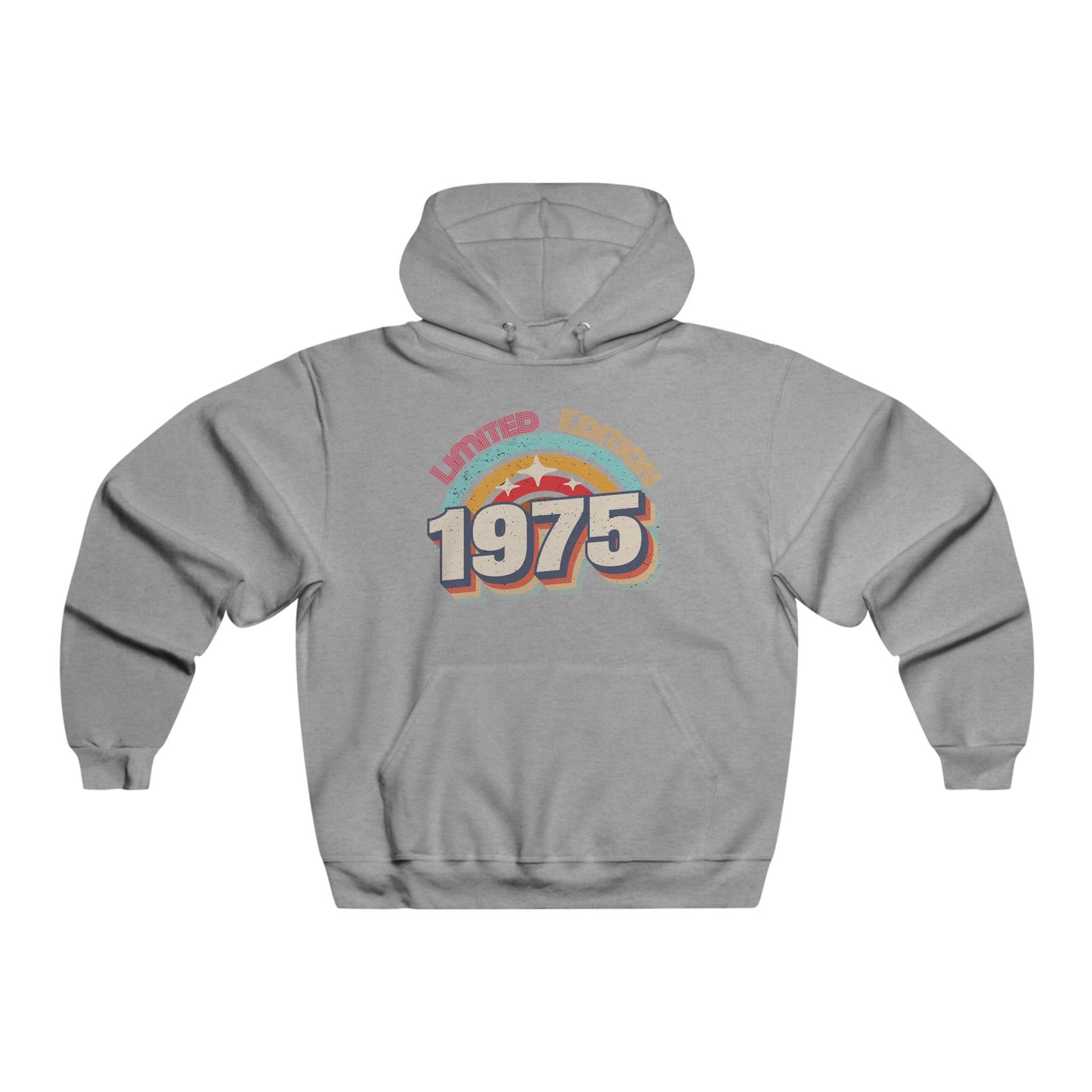 Hooded Sweatshirt 1975 Men and Women Vintage Retro Style