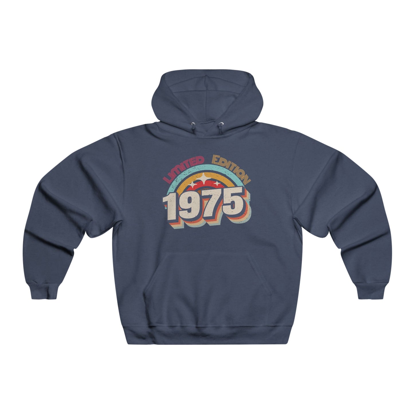 Hooded Sweatshirt 1975 Men and Women Vintage Retro Style