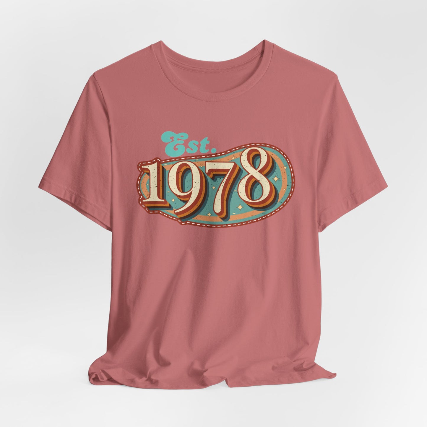 1978 Unisex Tee - Vintage Retro Short Sleeve T-Shirt