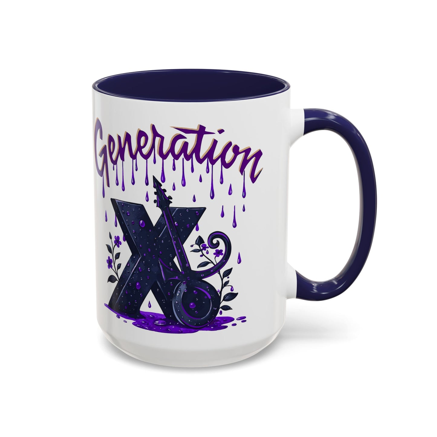 Generation X Accent Coffee Mug - Unique Gift for Coffee Lovers, Nostalgic Mug, Cool Drinkware, Home Decor, Gift for Her/Him