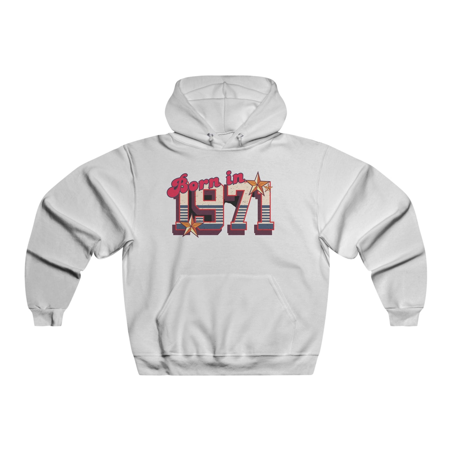 Hooded Sweatshirt 1971 Retro Vintage Style for Men