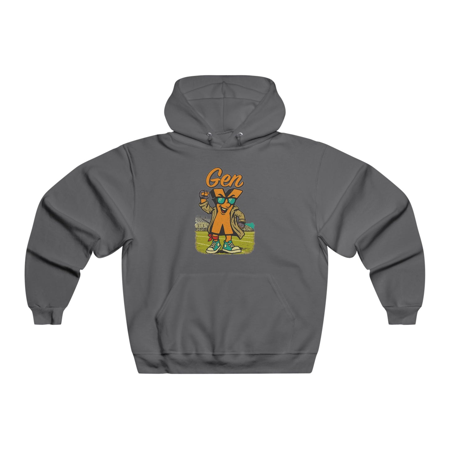 Hooded Sweatshirt 80s Retro Vibes Men's NUBLEND®