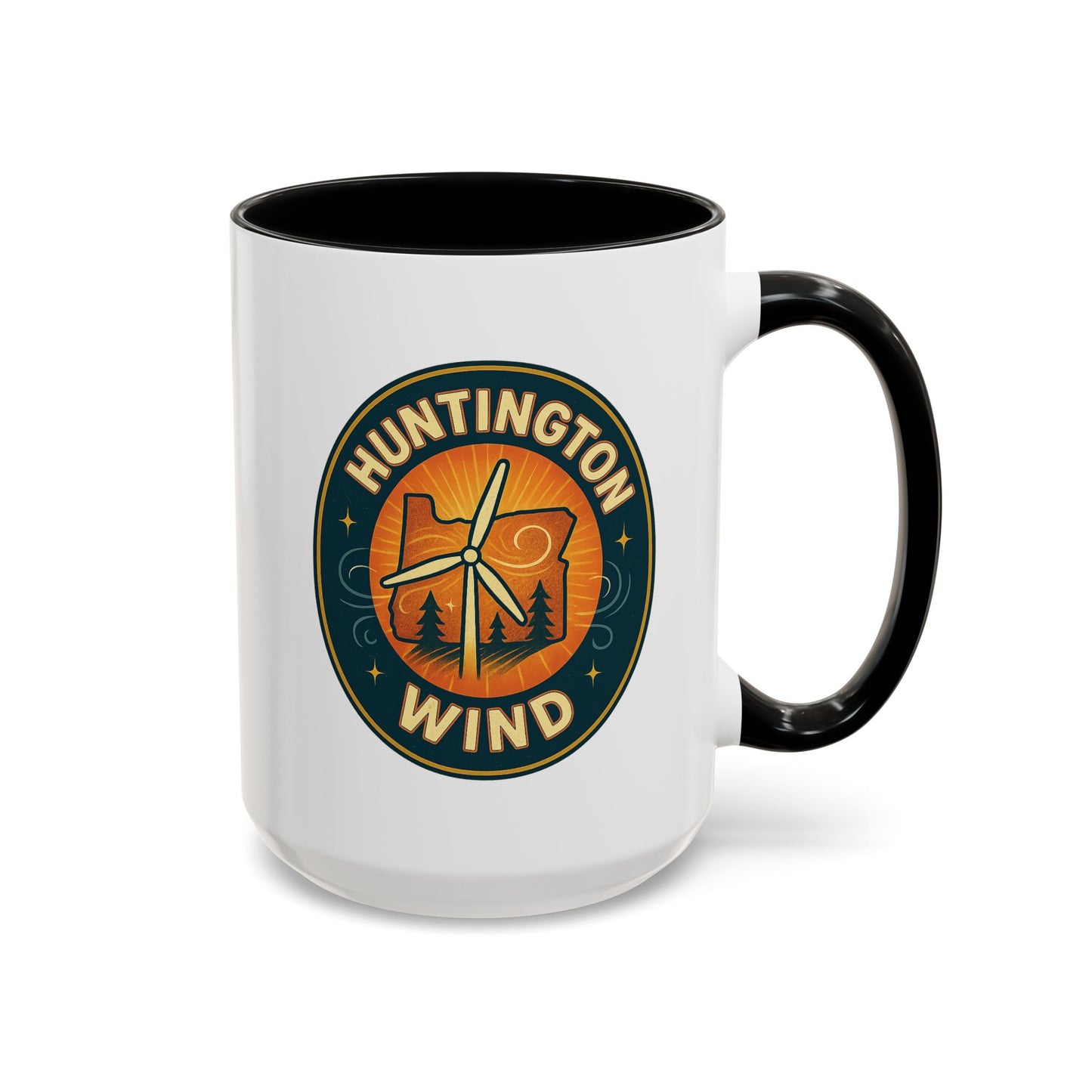 Huntington Wind Coffee Mug, Unique Gift for Coffee Lovers, Nature-Themed Mug, Eco-Friendly Mug, Perfect for Any Occasion