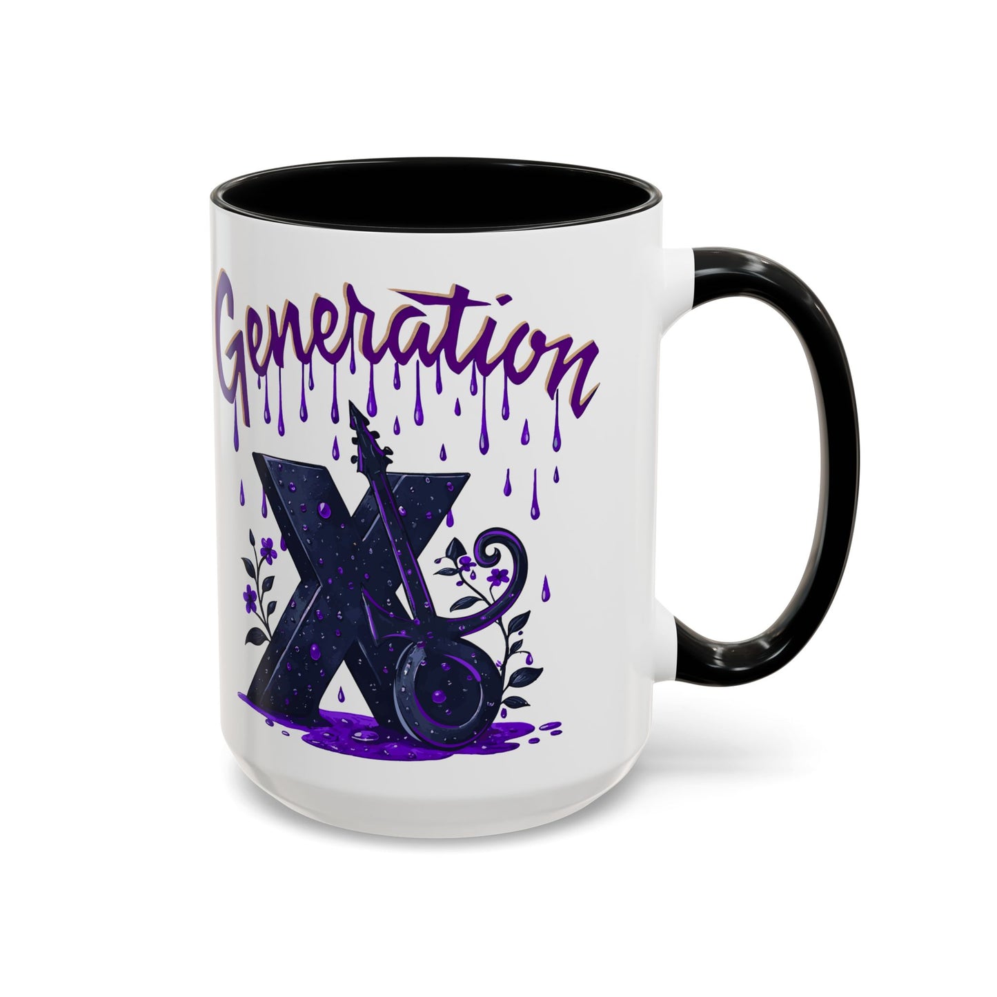 Generation X Accent Coffee Mug - Unique Gift for Coffee Lovers, Nostalgic Mug, Cool Drinkware, Home Decor, Gift for Her/Him