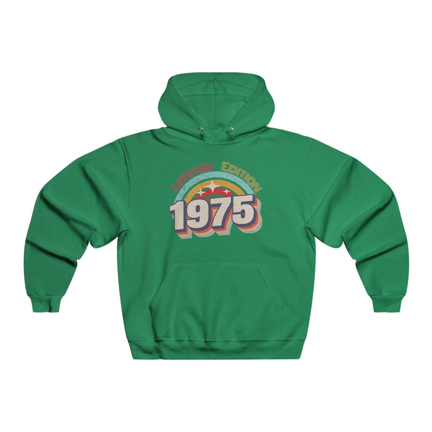 Hooded Sweatshirt 1975 Men and Women Vintage Retro Style