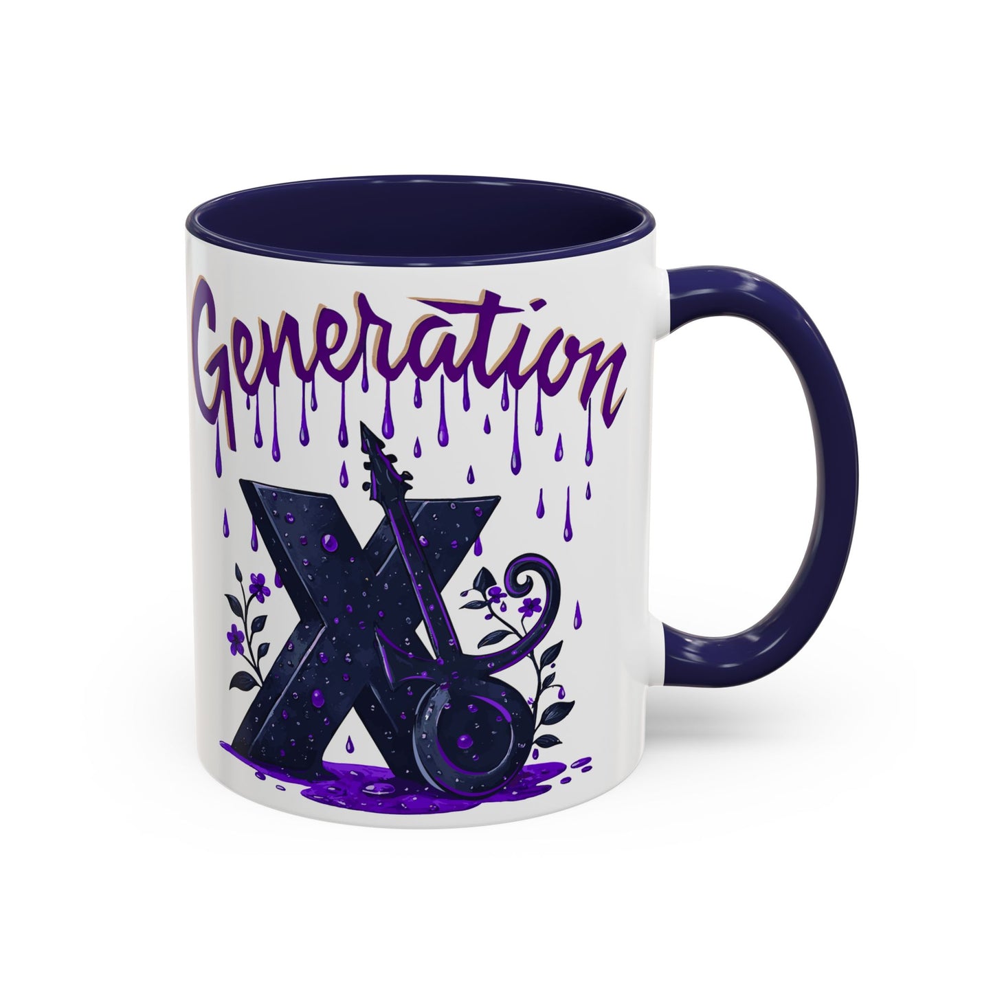 Generation X Accent Coffee Mug - Unique Gift for Coffee Lovers, Nostalgic Mug, Cool Drinkware, Home Decor, Gift for Her/Him