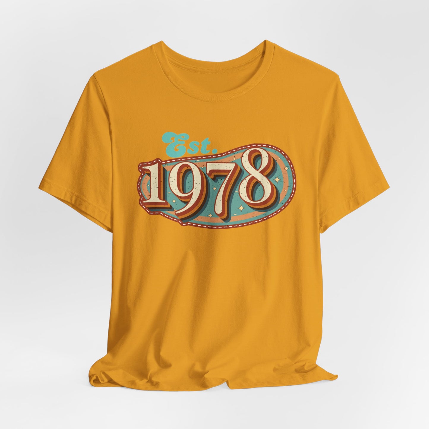 1978 Unisex Tee - Vintage Retro Short Sleeve T-Shirt