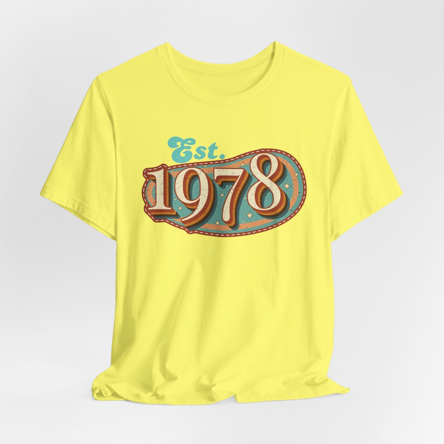 1978 Unisex Tee - Vintage Retro Short Sleeve T-Shirt