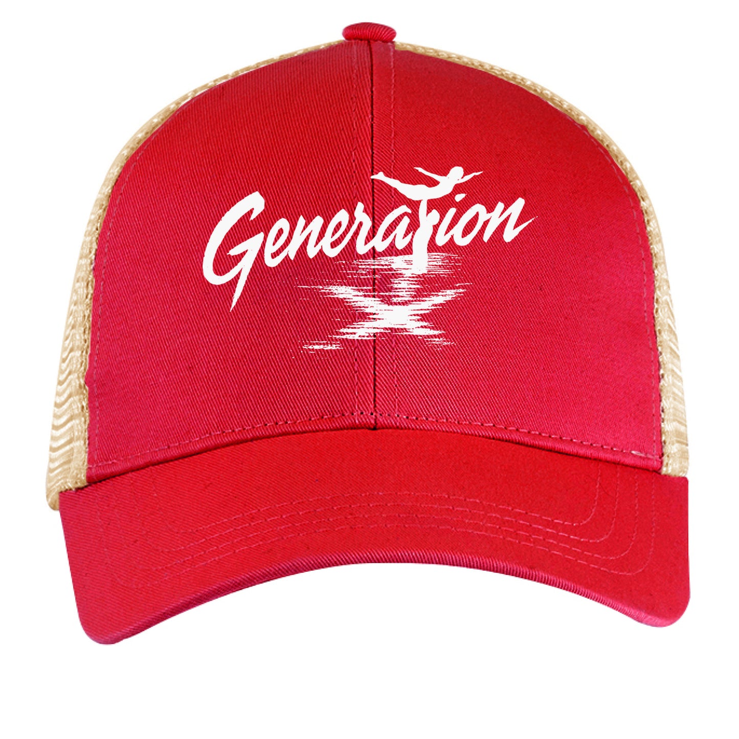 RED / OYSTER - FRONT