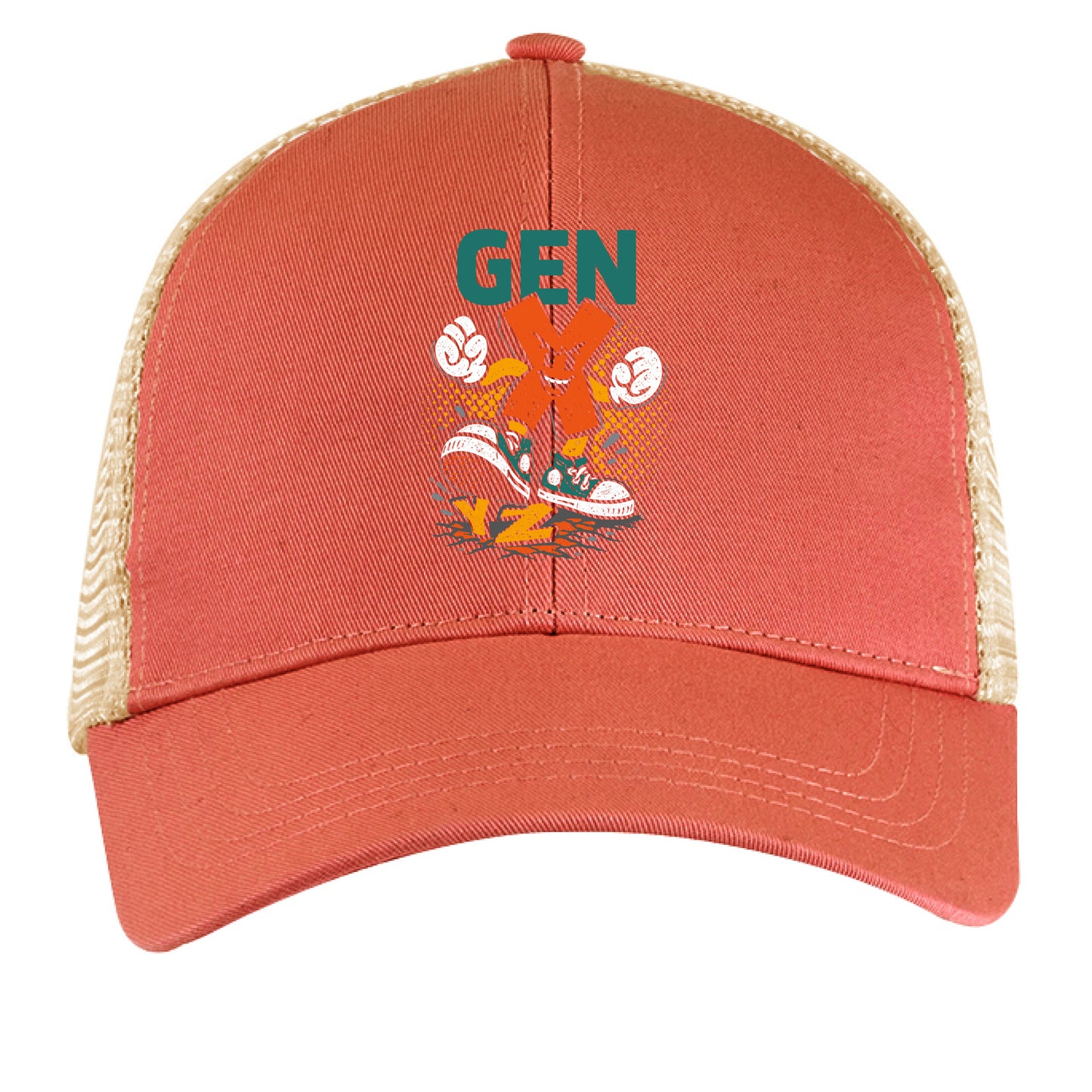 ORNGE POPPY / OYSTER - FRONT