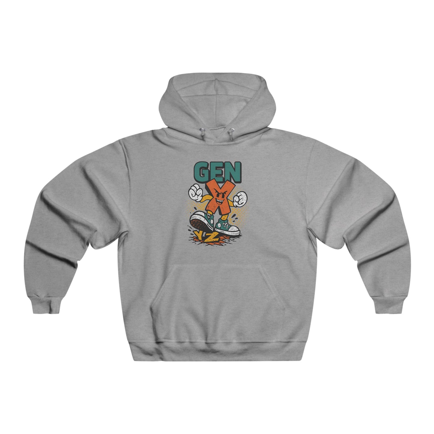 Hooded Sweatshirt 80s Retro Vibes