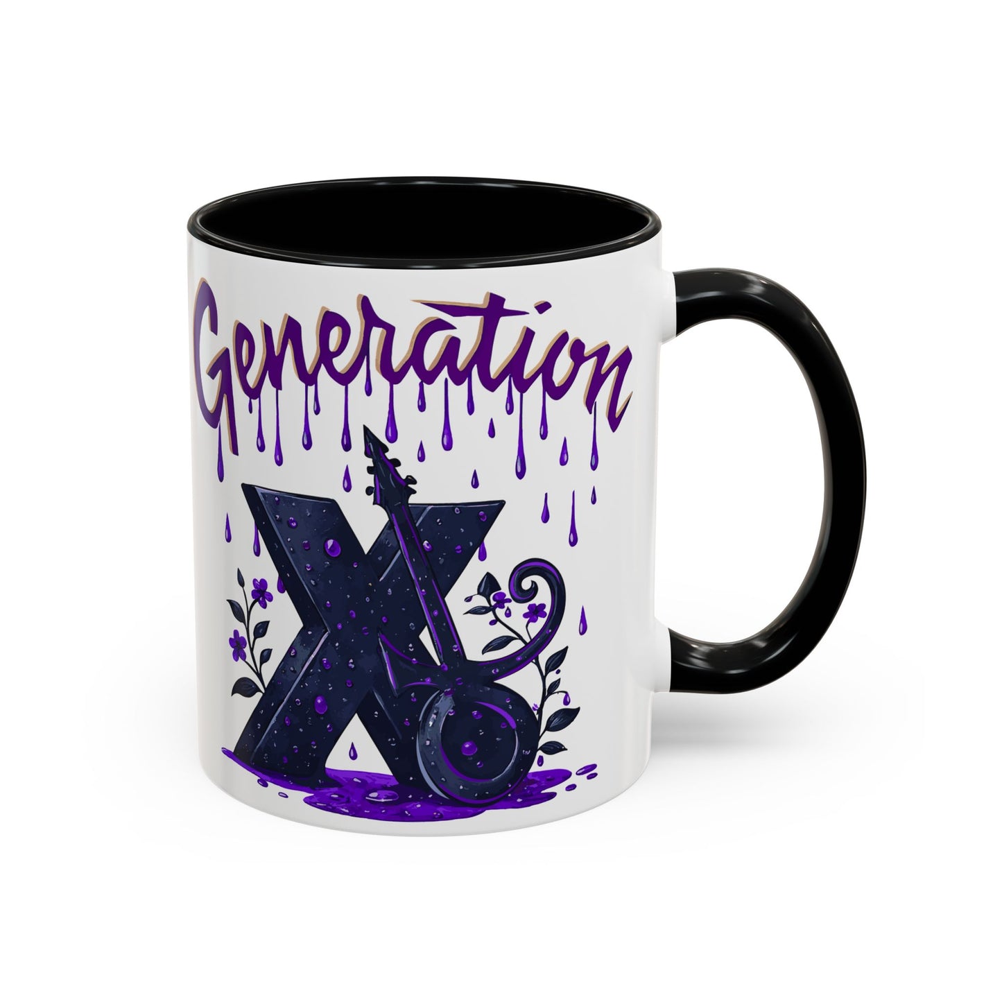 Generation X Accent Coffee Mug - Unique Gift for Coffee Lovers, Nostalgic Mug, Cool Drinkware, Home Decor, Gift for Her/Him