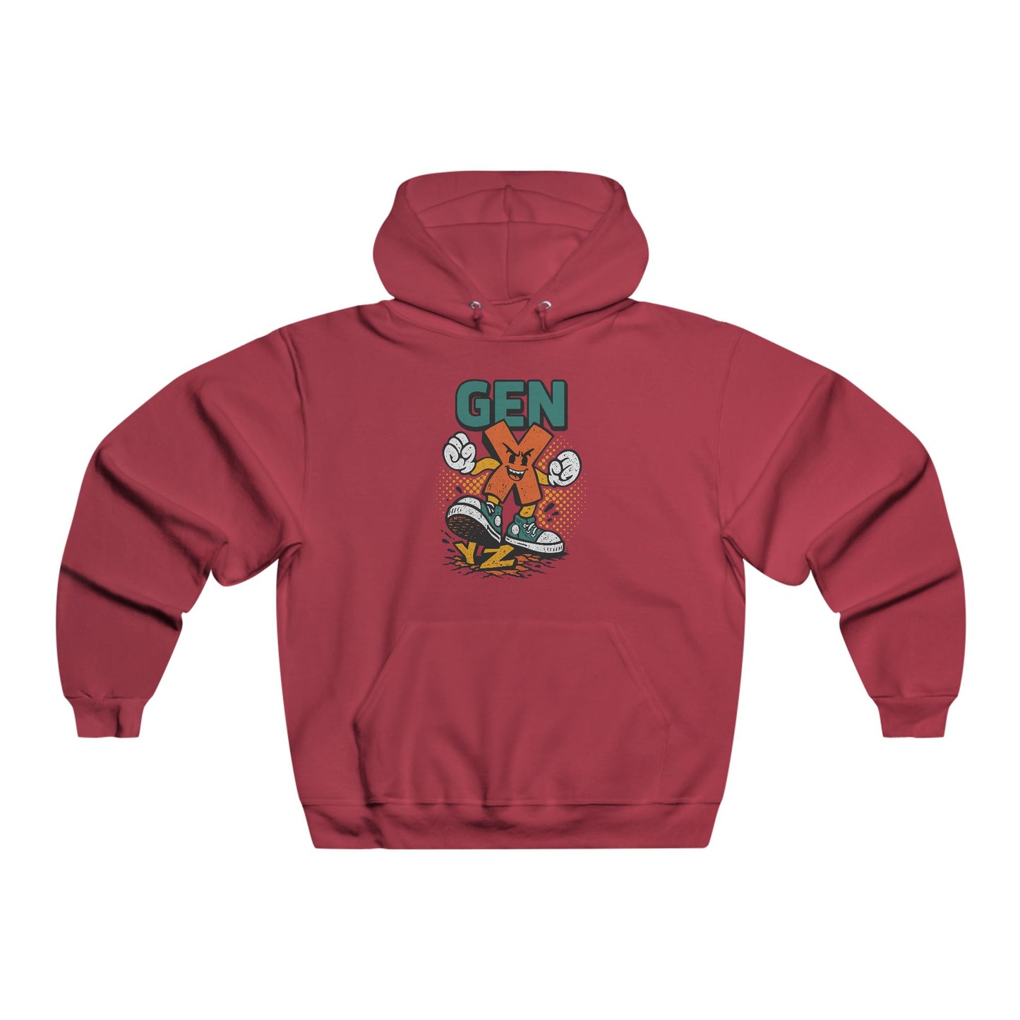 Hooded Sweatshirt 80s Retro Vibes