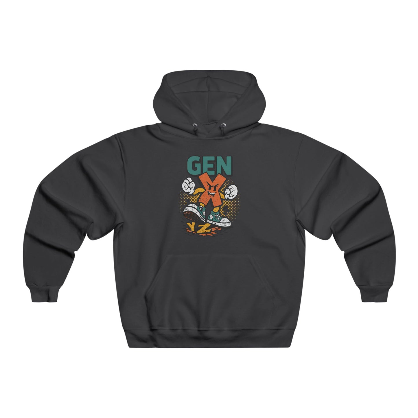 Hooded Sweatshirt 80s Retro Vibes