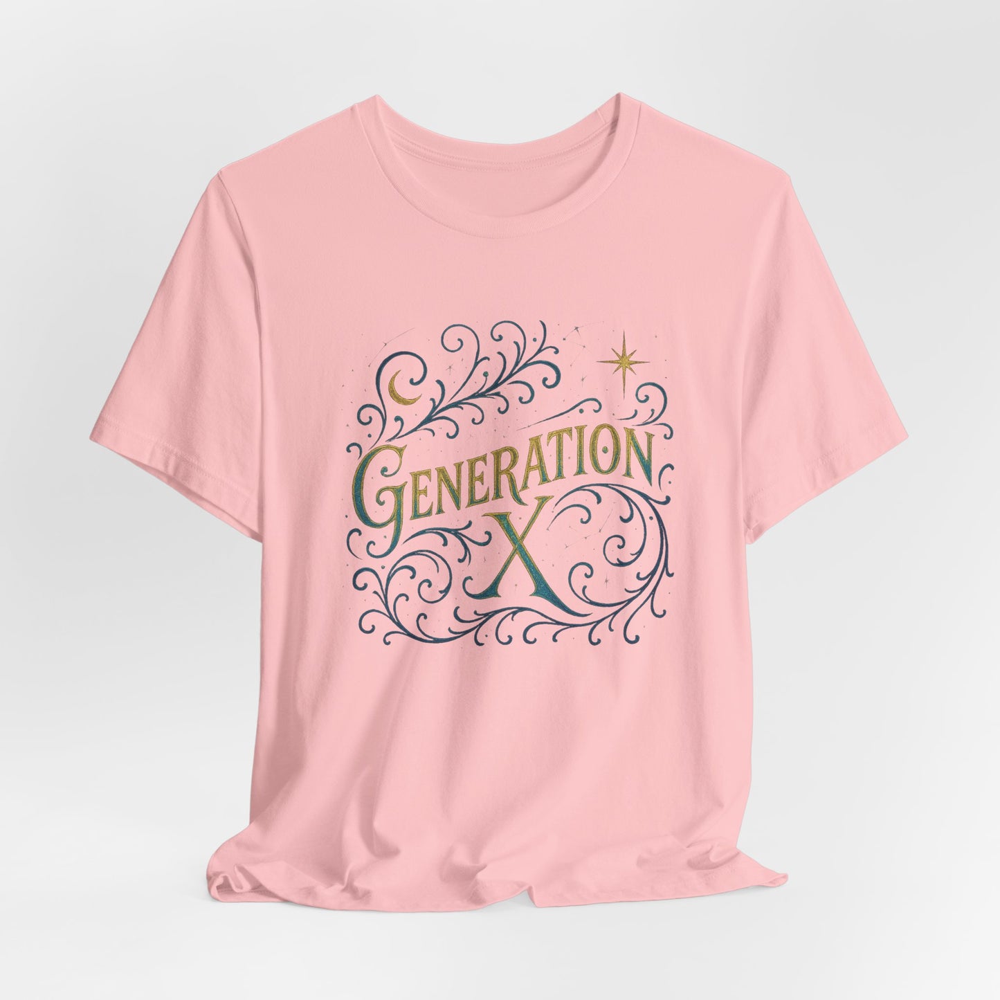 Generation X Unisex Tee, Nostalgic Fashion Tee, Vintage Inspired Shirt, Gift for Gen X, Casual Wear
