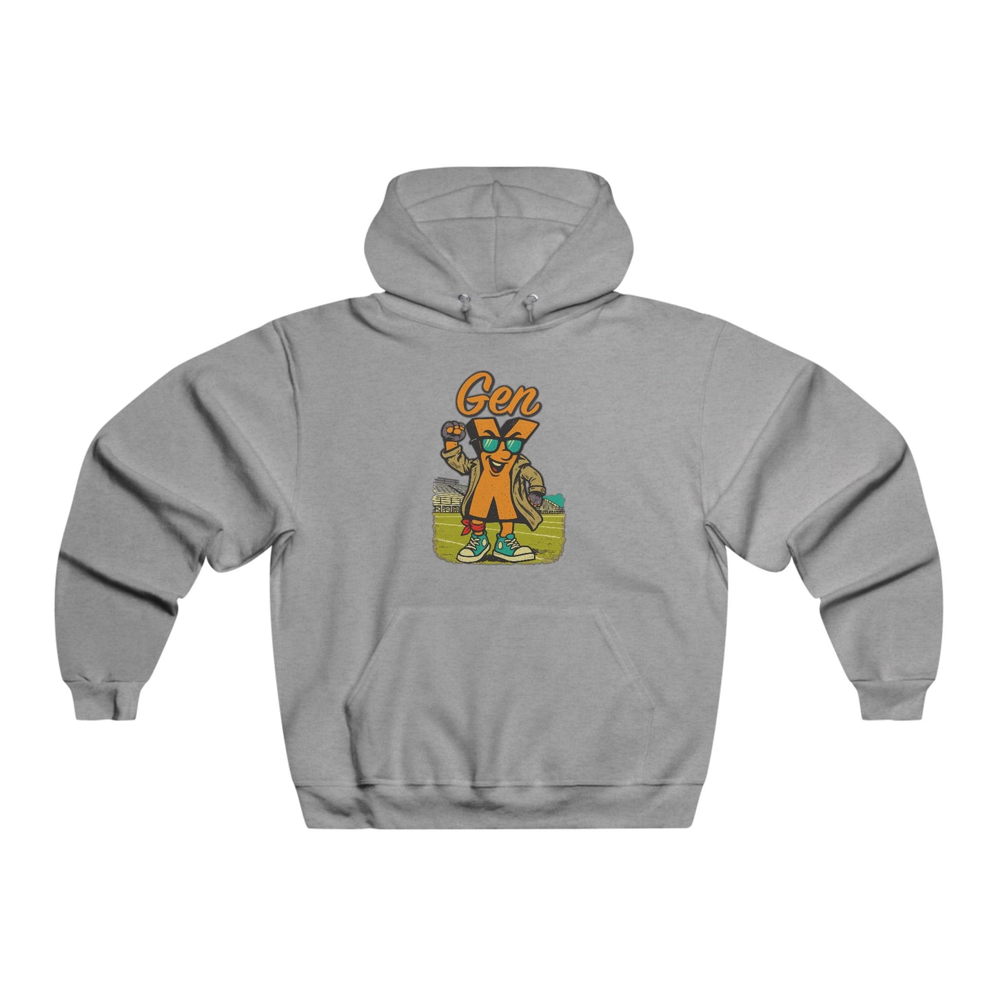 Hooded Sweatshirt 80s Retro Vibes Men's NUBLEND®