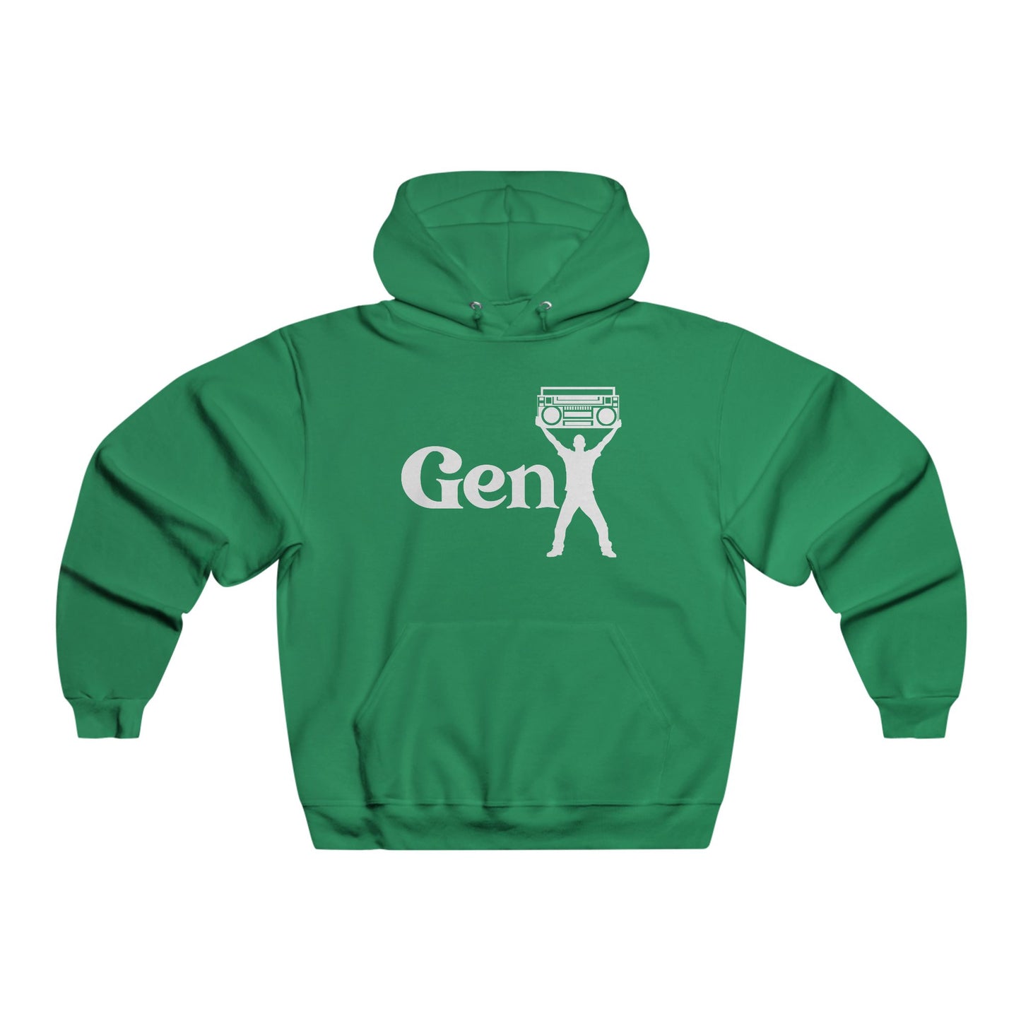 Hooded Sweatshirt 80s Retro Style