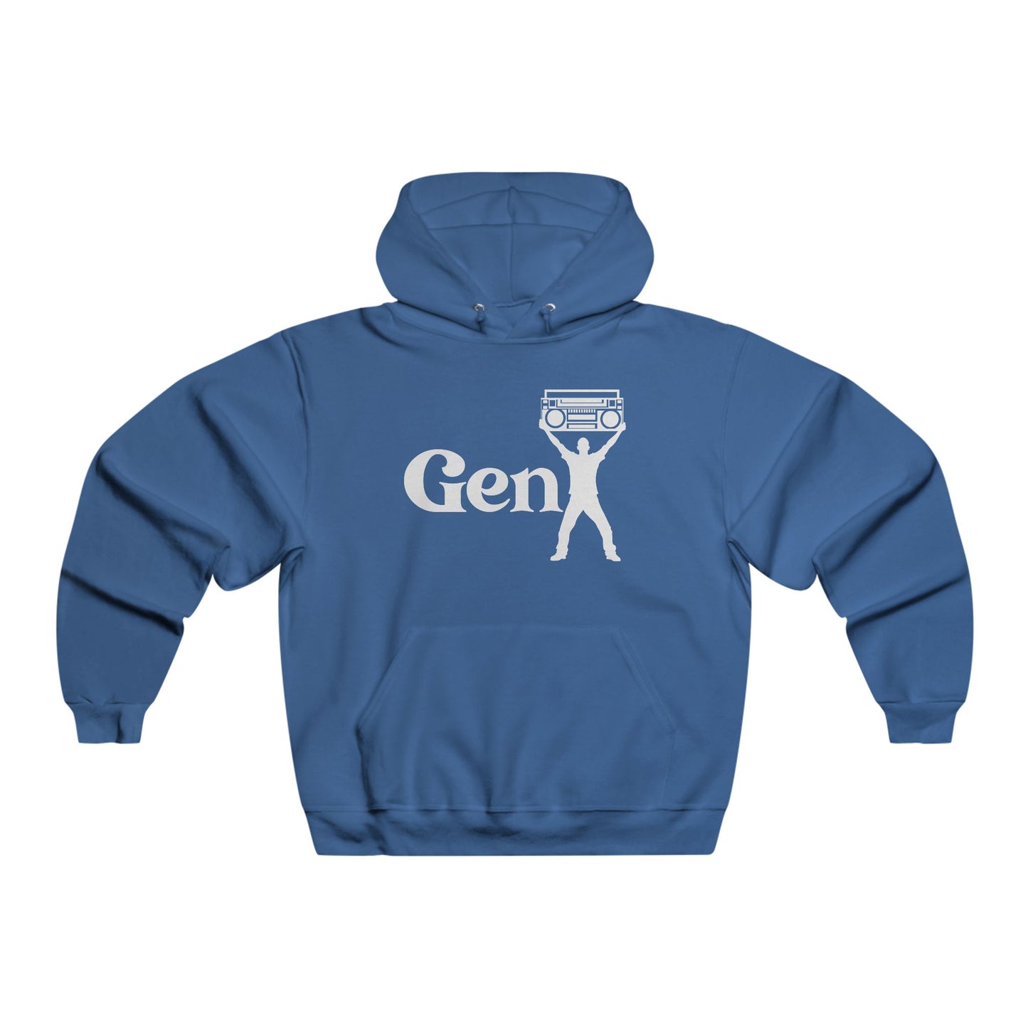 Hooded Sweatshirt 80s Retro Style