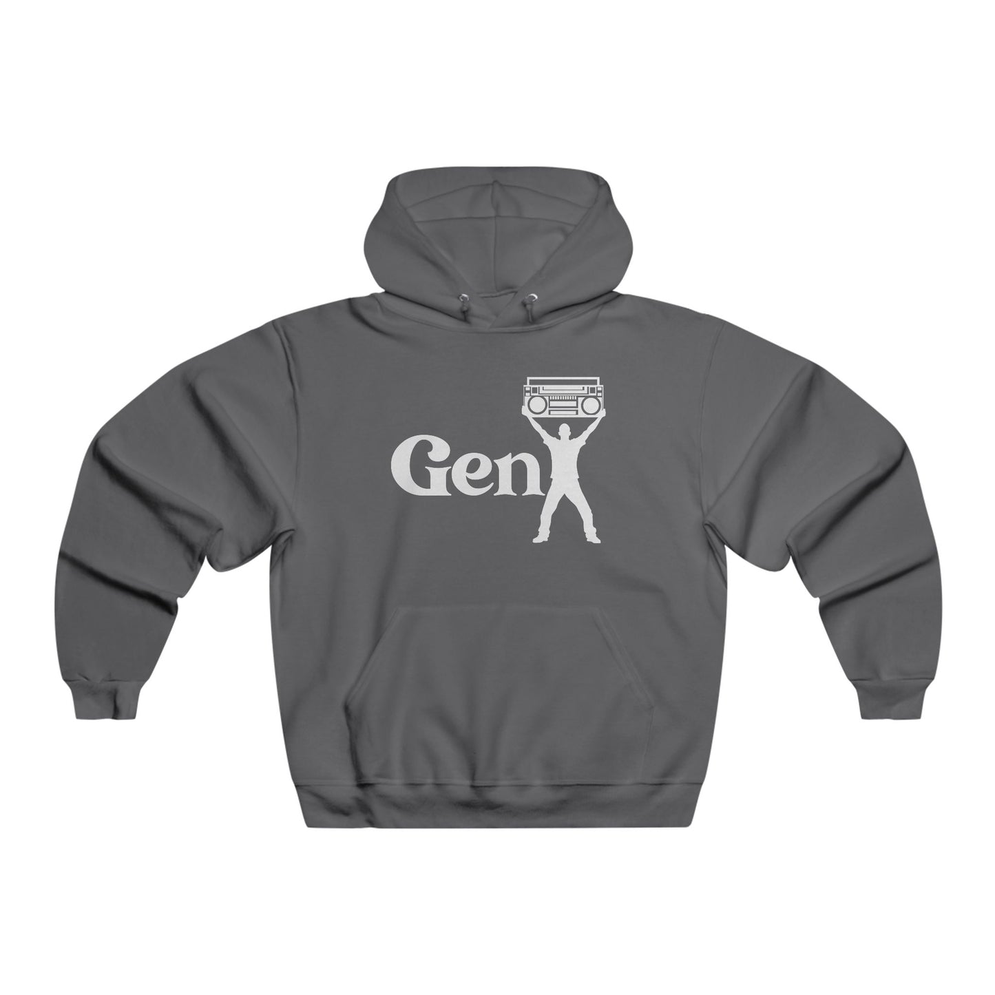 Hooded Sweatshirt 80s Retro Style