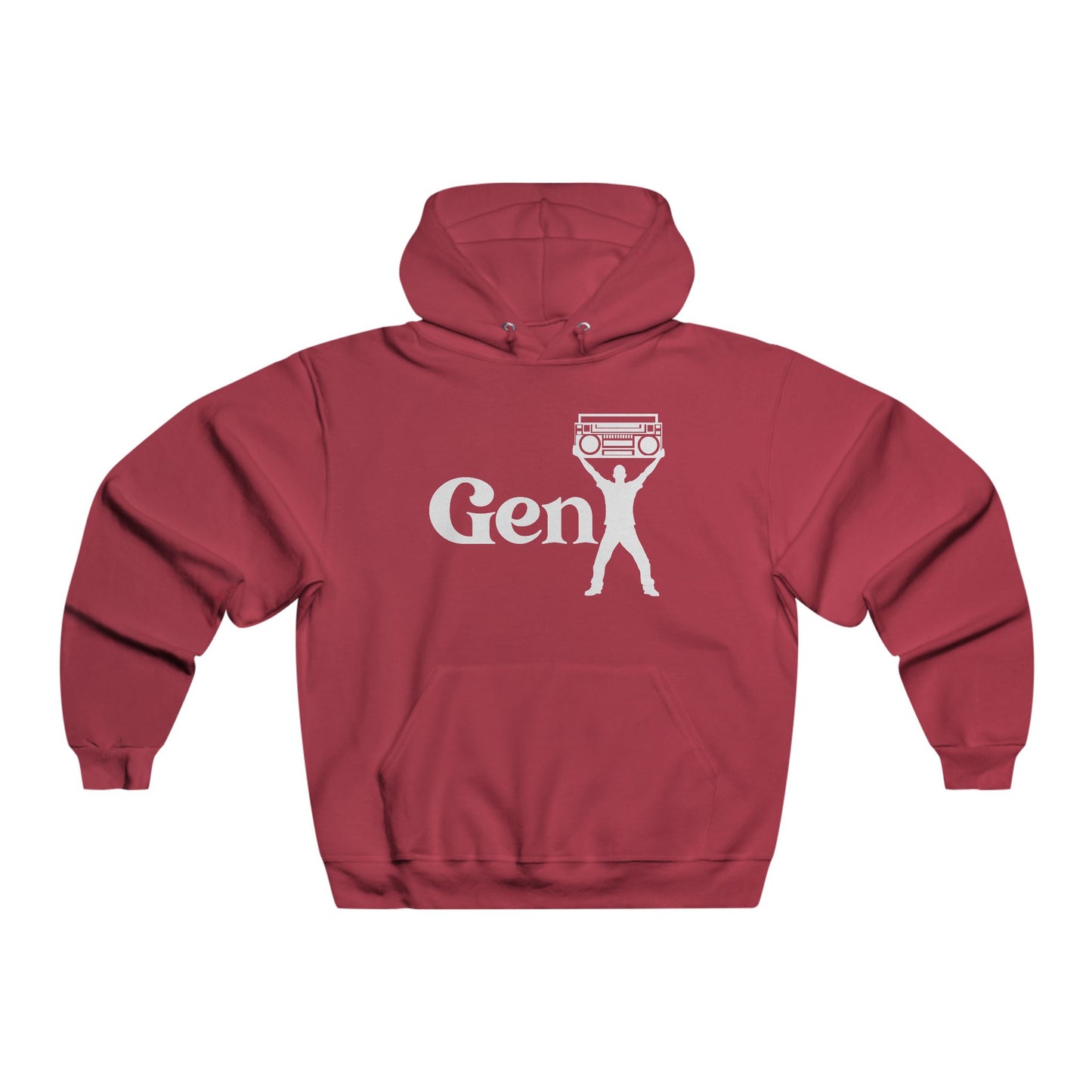 Hooded Sweatshirt 80s Retro Style