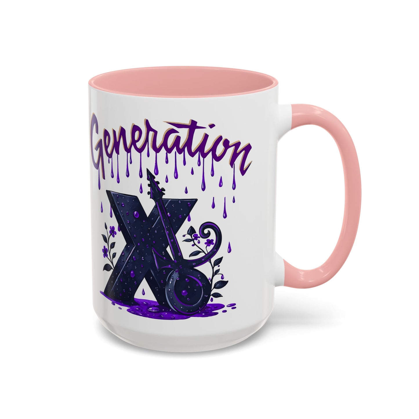 Generation X Accent Coffee Mug - Unique Gift for Coffee Lovers, Nostalgic Mug, Cool Drinkware, Home Decor, Gift for Her/Him
