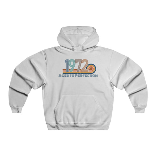 Hooded Sweatshirt 1972 Vintage Year Retro Design