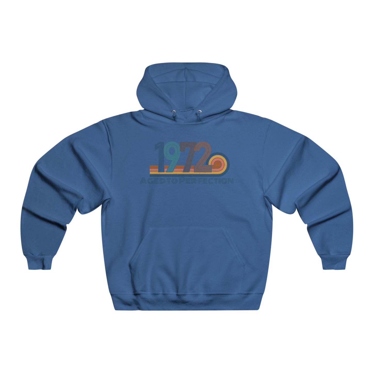 Hooded Sweatshirt 1972 Vintage Year Retro Design