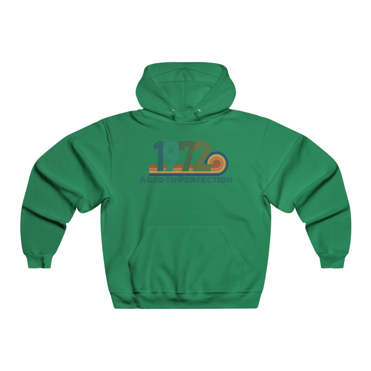 Hooded Sweatshirt 1972 Vintage Year Retro Design
