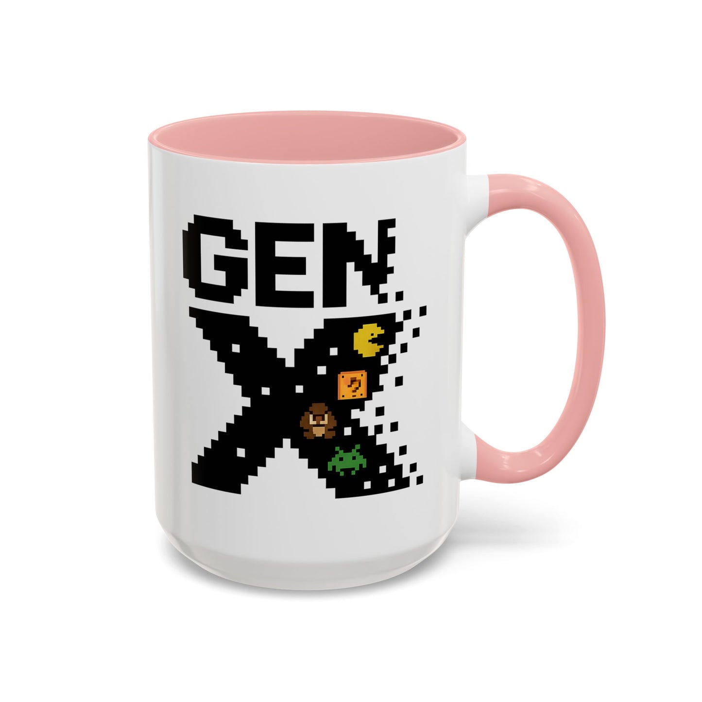 Retro Gen X Accent Coffee Mug - Perfect Gift for Gamers, Vintage Vibe, Nostalgic, Unique Design, 11oz or 15oz Fun Drinkware