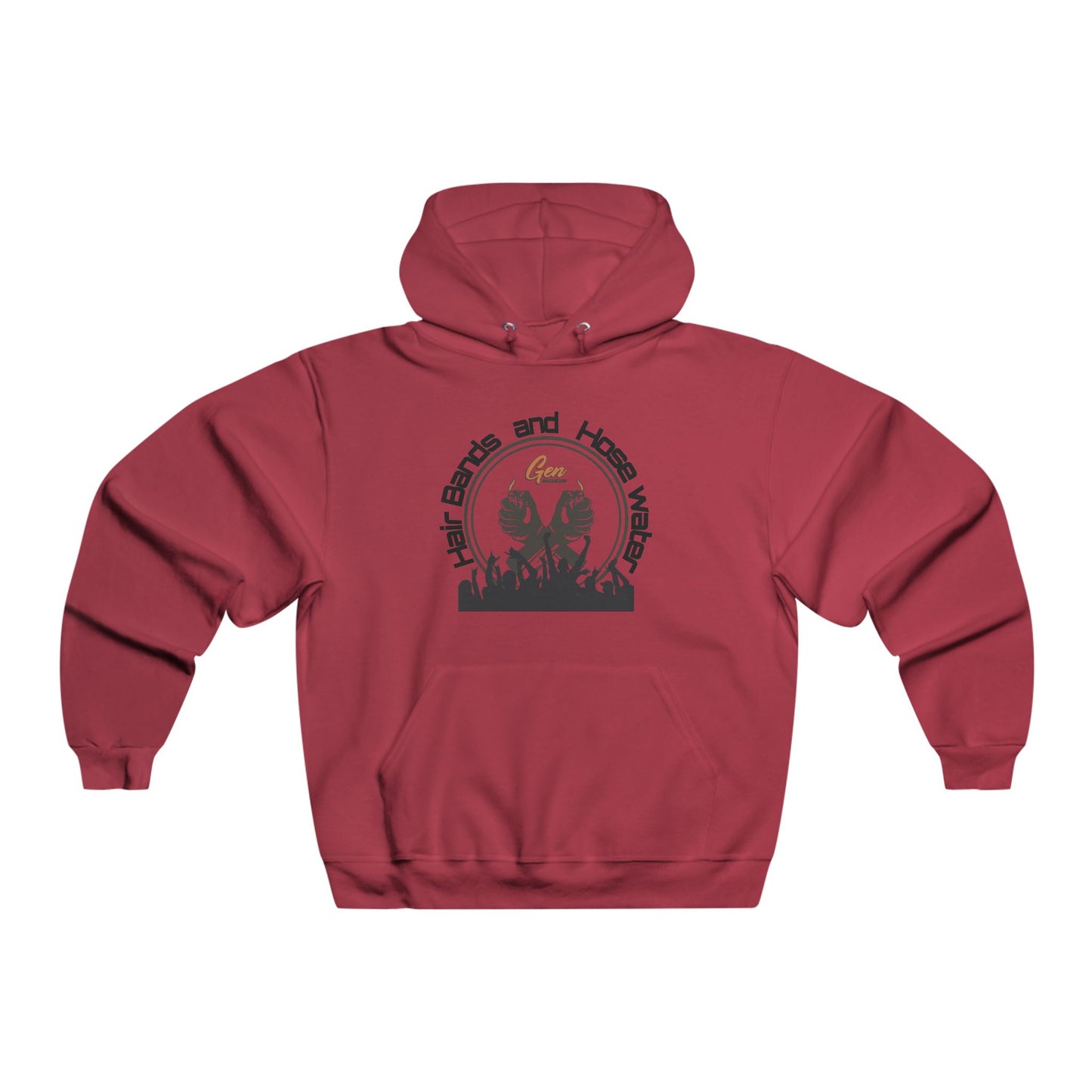 Hooded Sweatshirt 80s Concert Vibes