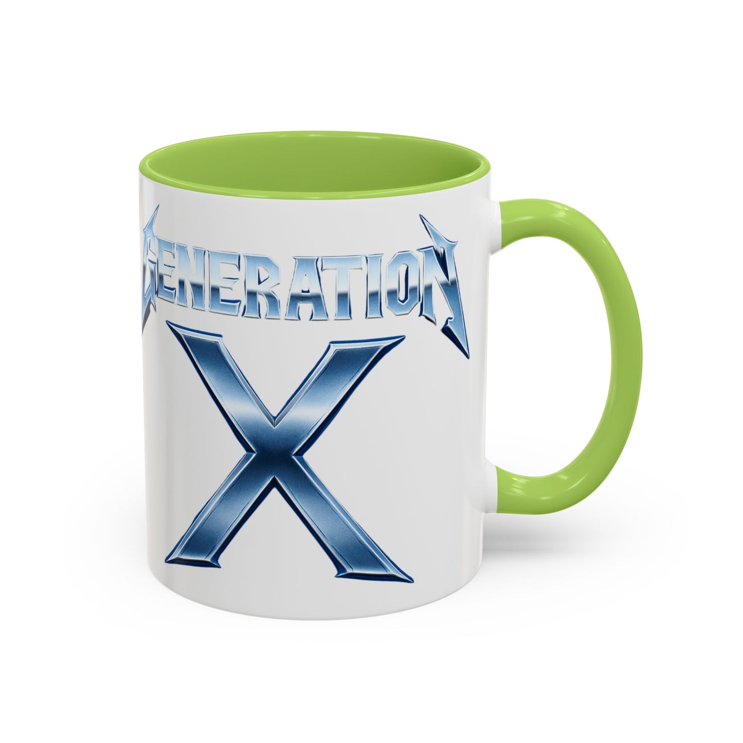 Generation X Accent Coffee Mug | Cool Gift for Coffee Lovers | Unique Tea Cup | Perfect for Friends | Trendy Desk Decor, Birthday, Holiday
