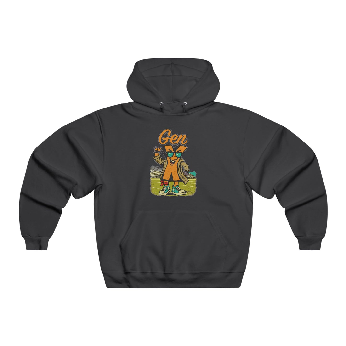 Hooded Sweatshirt 80s Retro Vibes Men's NUBLEND®