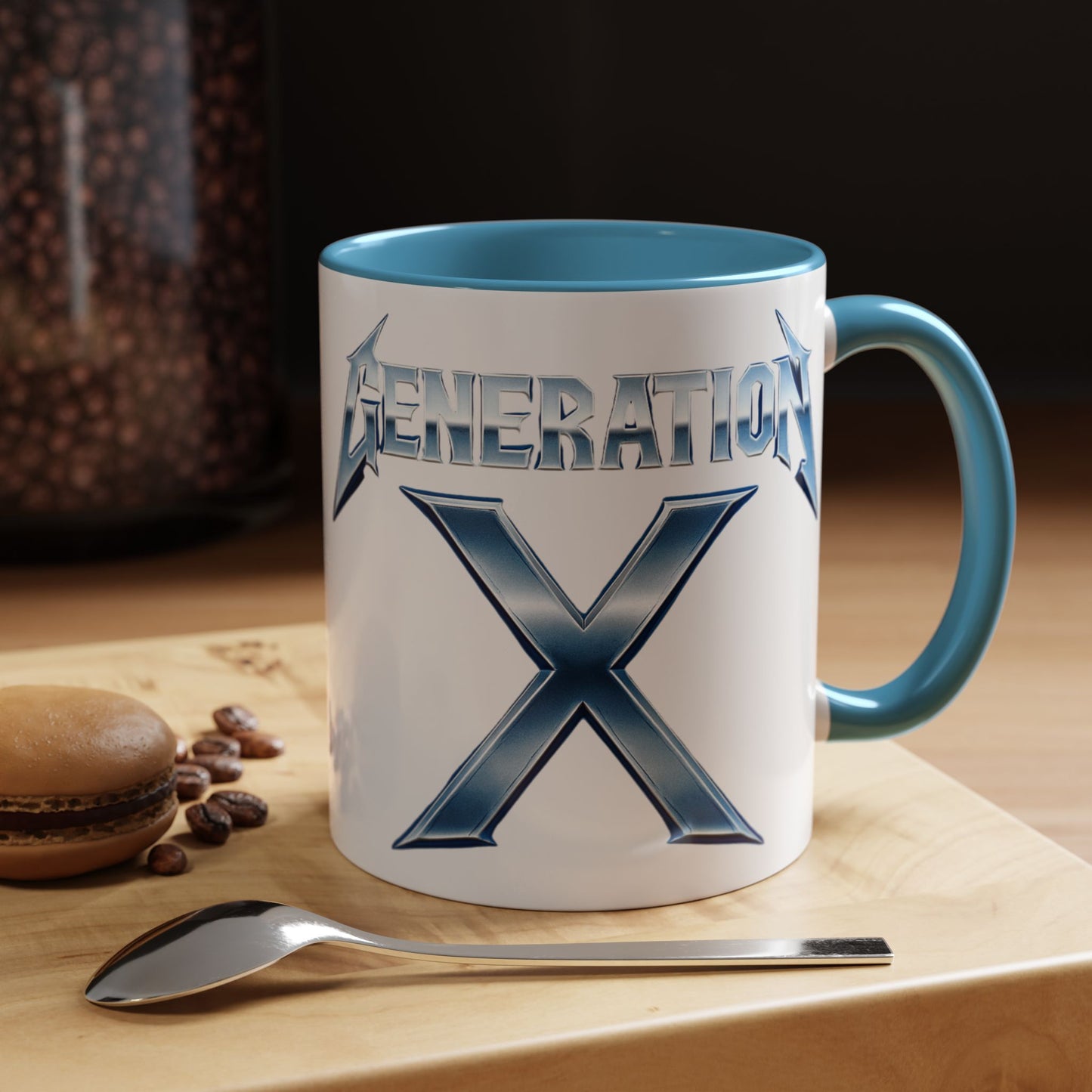 Generation X Accent Coffee Mug | Cool Gift for Coffee Lovers | Unique Tea Cup | Perfect for Friends | Trendy Desk Decor, Birthday, Holiday