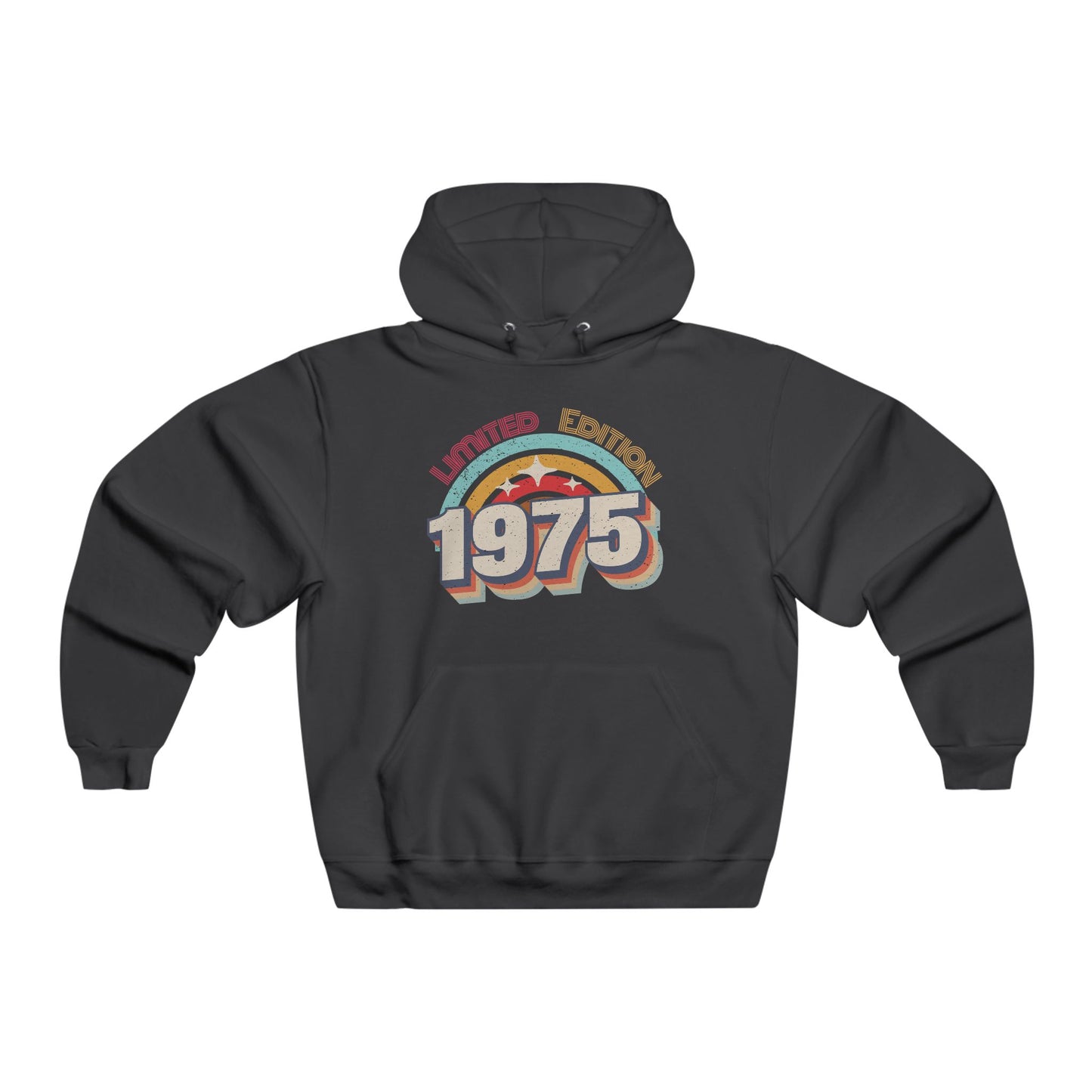 Hooded Sweatshirt 1975 Men and Women Vintage Retro Style